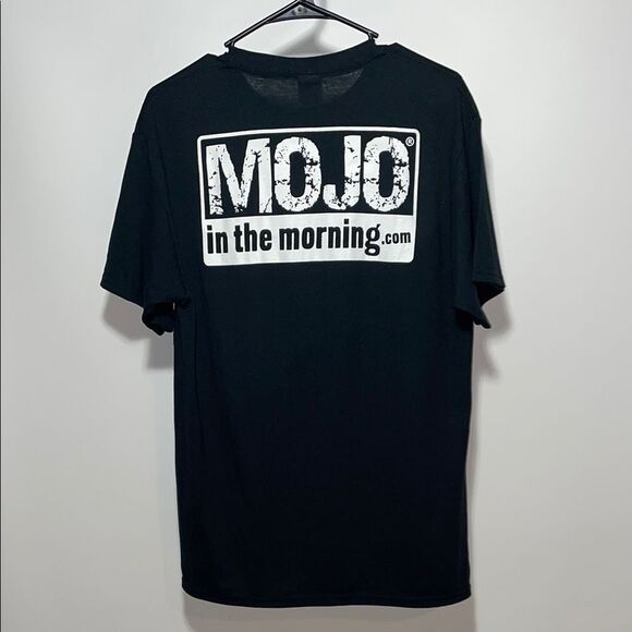 Port and Company Black and Red Short Sleeve Tee - Picture 5 of 7